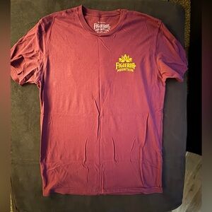 Burgundy Figueroa Mountain Brewing Company Short Sleeve Tee